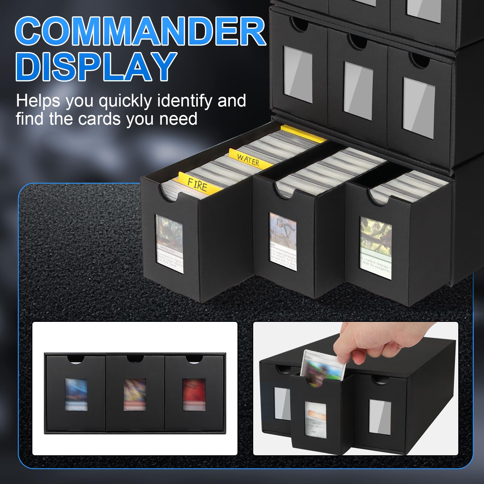 Amazon.co.jp: ATPWONZ トレーディングカード収納ボックス 24000枚以上